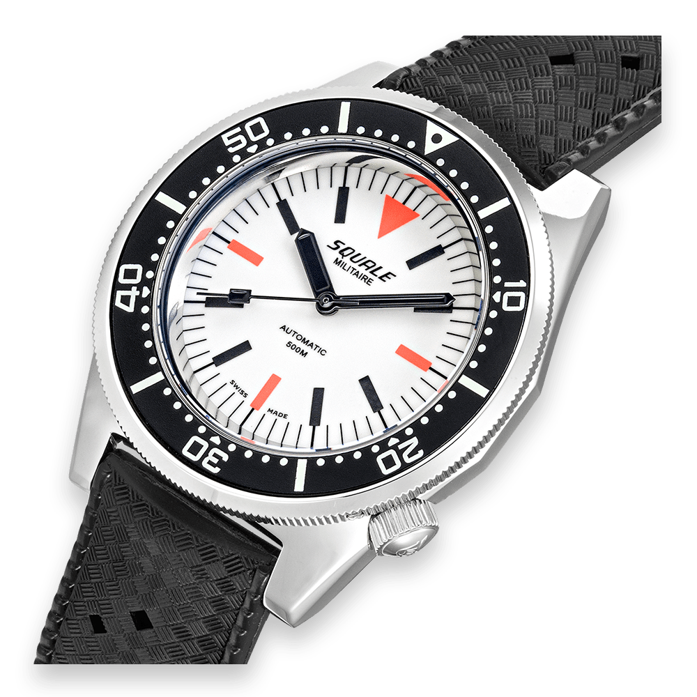 Squale 1521 Full Luminous Militaire 1521FUMIWT.HT Kautschukband Taucheruhr