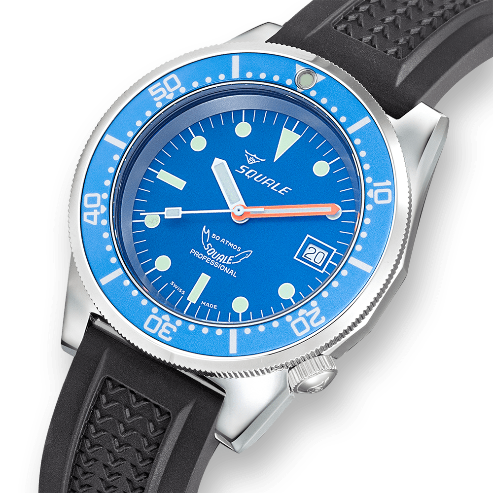 Squale 1521 Ocean 1521-026/A blau 1521OCN.NT Tropical Band Taucheruhr