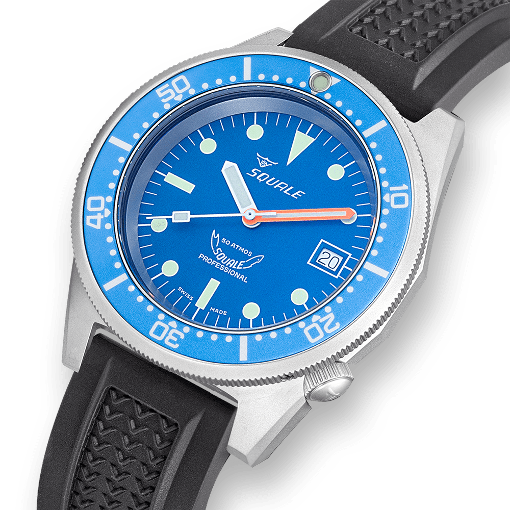 Squale 1521 Blue Blasted 1521BLUEBL.VO