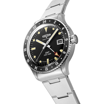 Vulcain Skindiver GMT - Black Luminova Beige 680174A07.BHM286