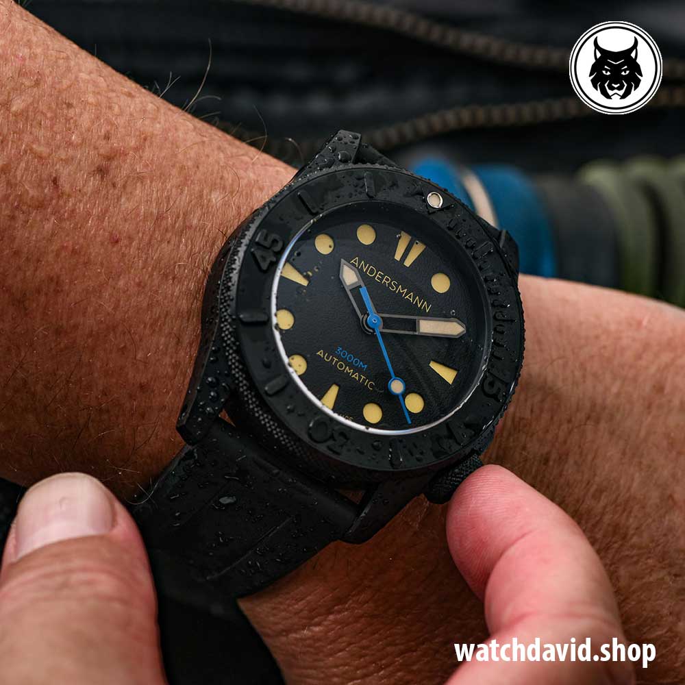 3.000m Taucheruhr Swiss Made - Andersmann DEEP OCEAN ANN0982