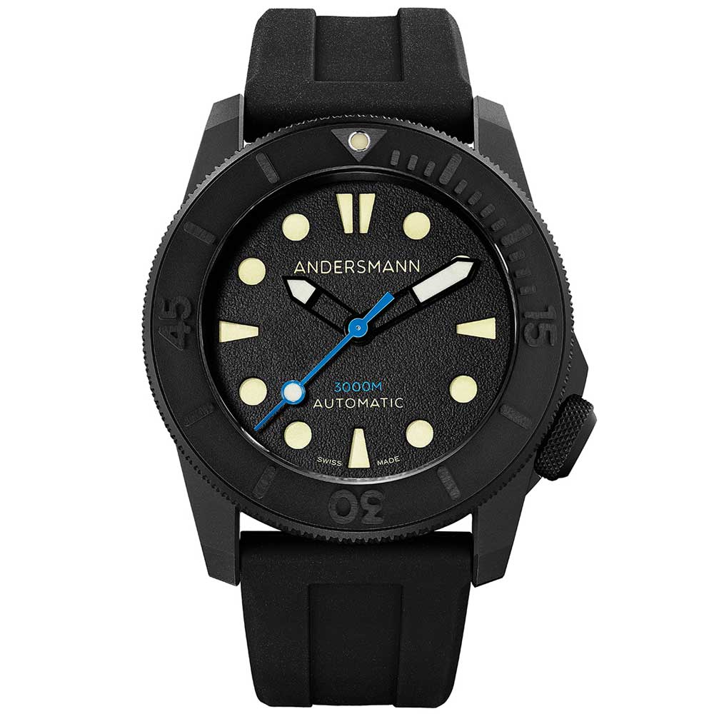 3.000m Taucheruhr Swiss Made - Andersmann DEEP OCEAN ANN0982