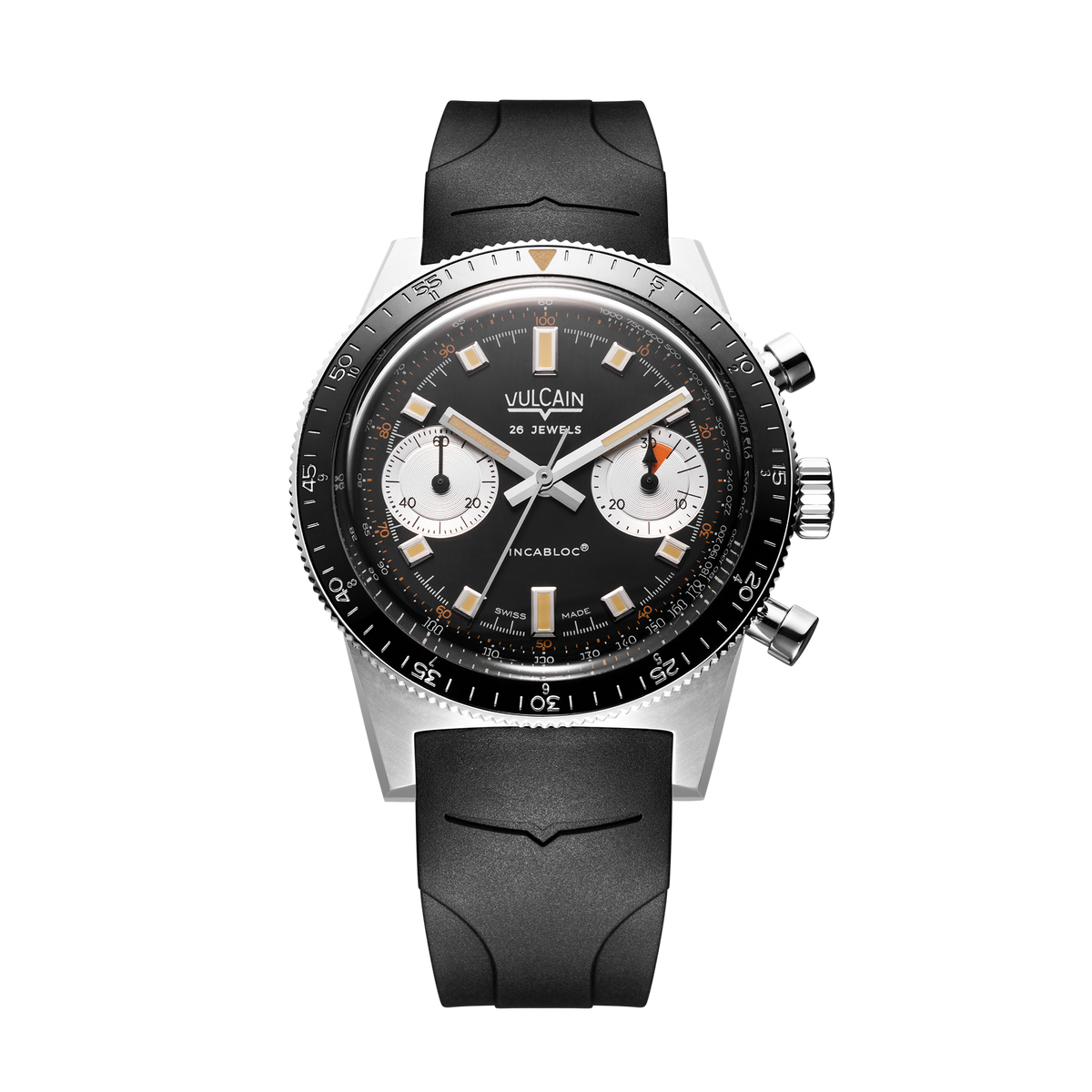 VULCAIN Skindiver Chronograph Black 590176A07.BAC201 590176A07.BHM286