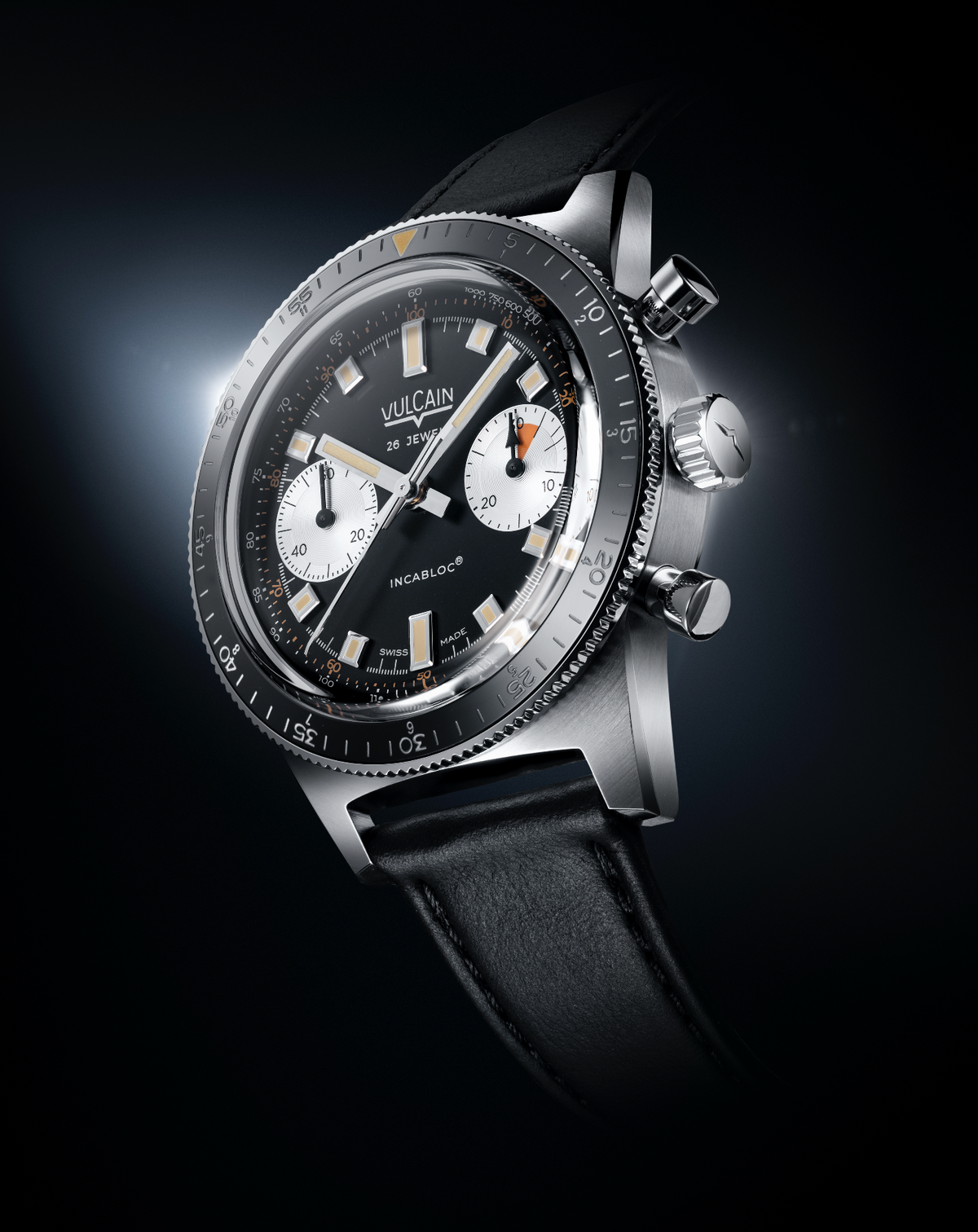 VULCAIN Skindiver Chronograph Black 590176A07.BAC201 590176A07.BHM286
