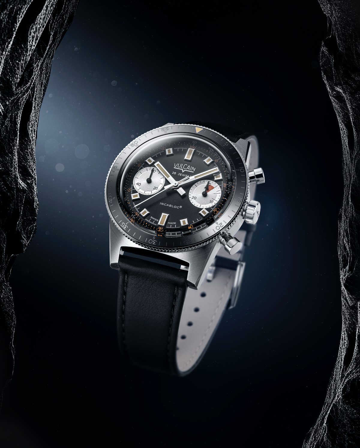 VULCAIN Skindiver Chronograph Black 590176A07.BAC201 590176A07.BHM286