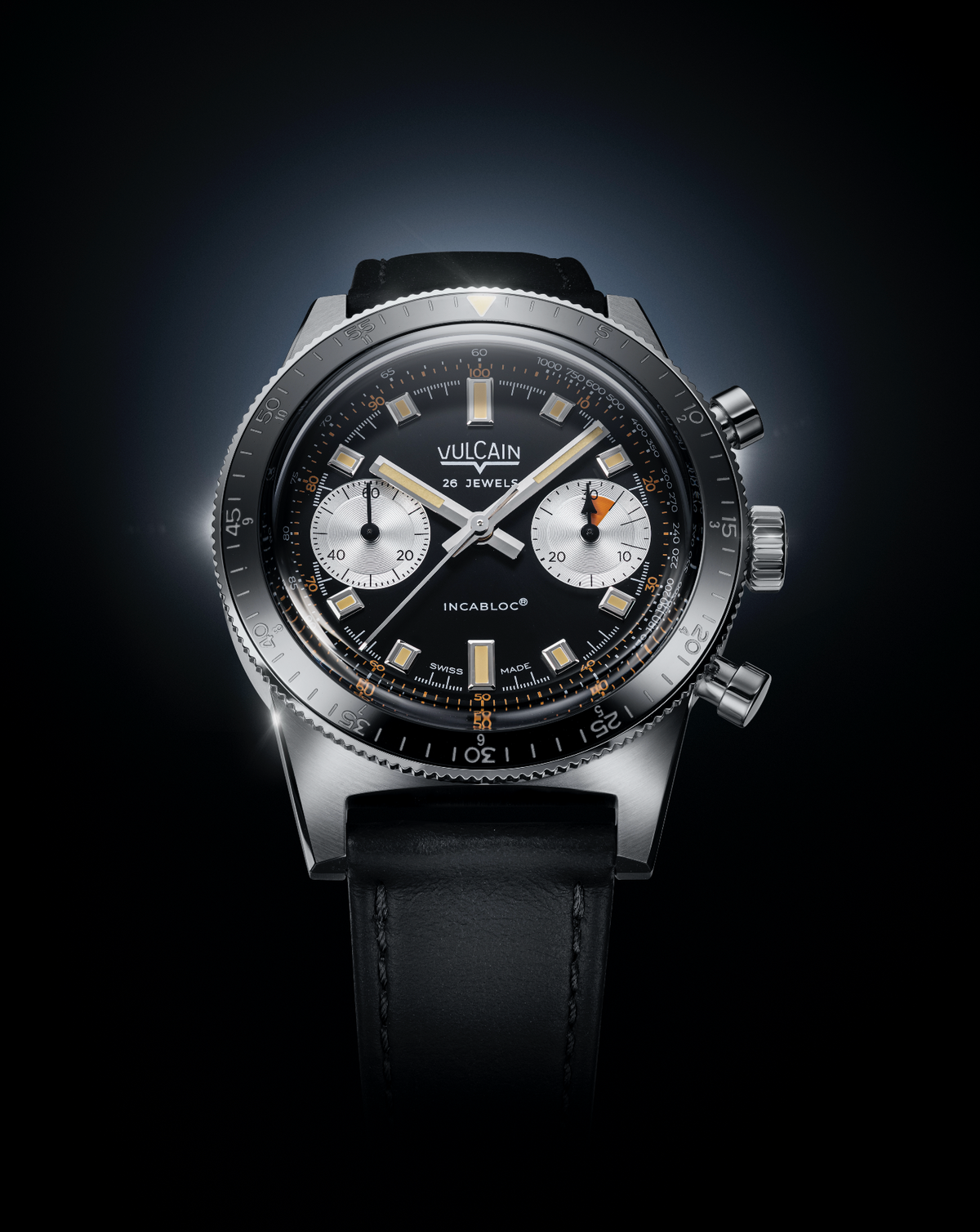 VULCAIN Skindiver Chronograph Black 590176A07.BAC201 590176A07.BHM286