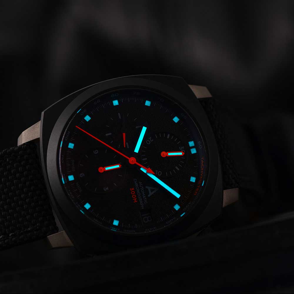 Andersmann CHRONOGRAPH DLC ANN0683 300m Swiss Made Limited