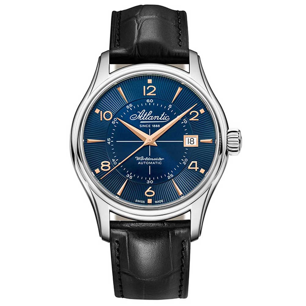 Atlantic Worldmaster 1888 Automatic 40mm | Blue & Rose Gold