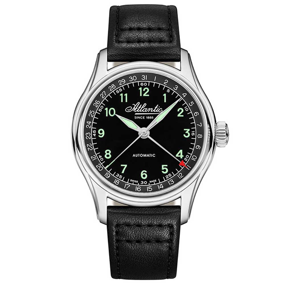 Atlantic Worldmaster Automatic Pointer Date | Green Super-Luminova 52782.41.63GN