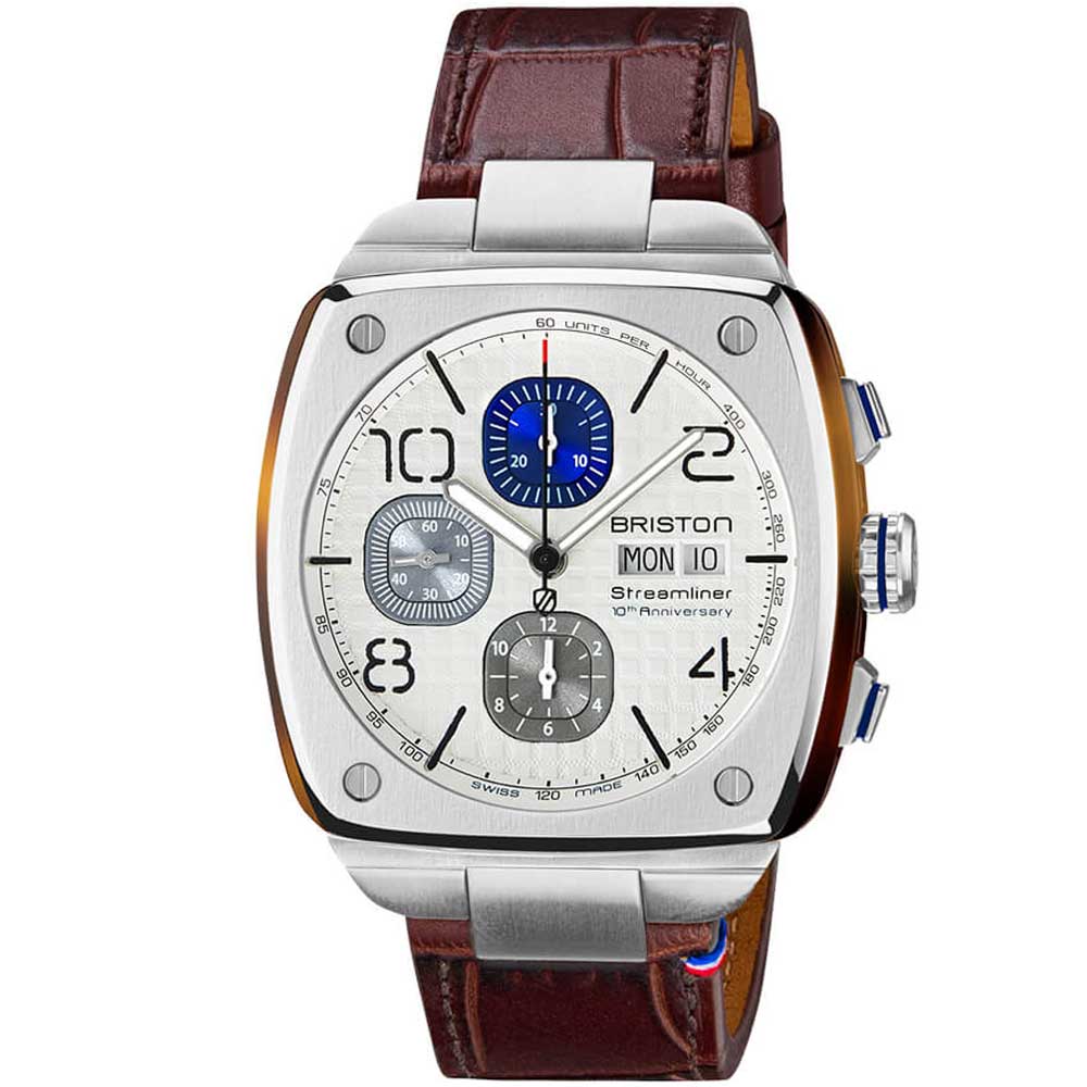 BRISTON Streamliner URBAN 10th Anniversary weiß Chronograph