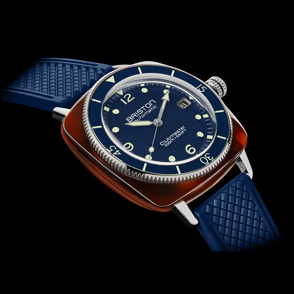 Briston Watches Clubmaster Legend Diver Navy Blue 241740.SA.T.15.FNB