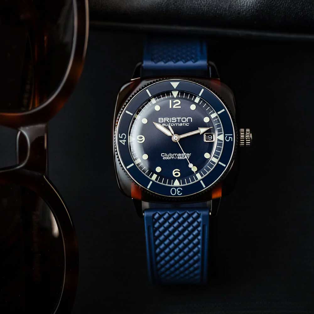 Briston Watches Clubmaster Legend Diver Navy Blue 241740.SA.T.15.FNB