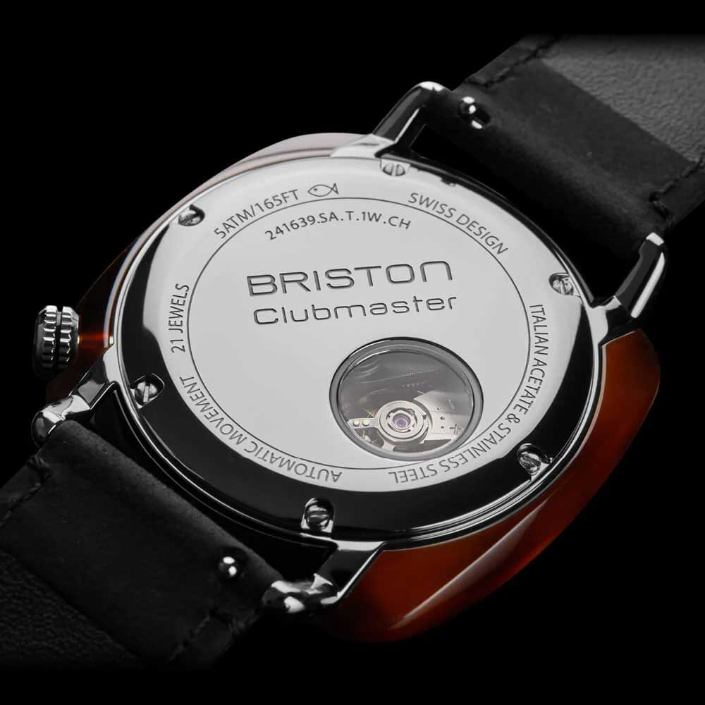 Briston Watches Clubmaster Legend Small Second Black 241639.SA.T.1W.CH