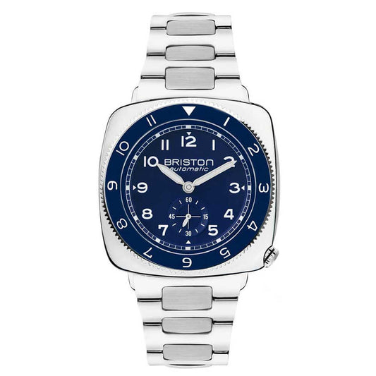 Briston Watches Clubmaster Legend Small Second Steel Navy Blue 241639.PS.L.15.SB