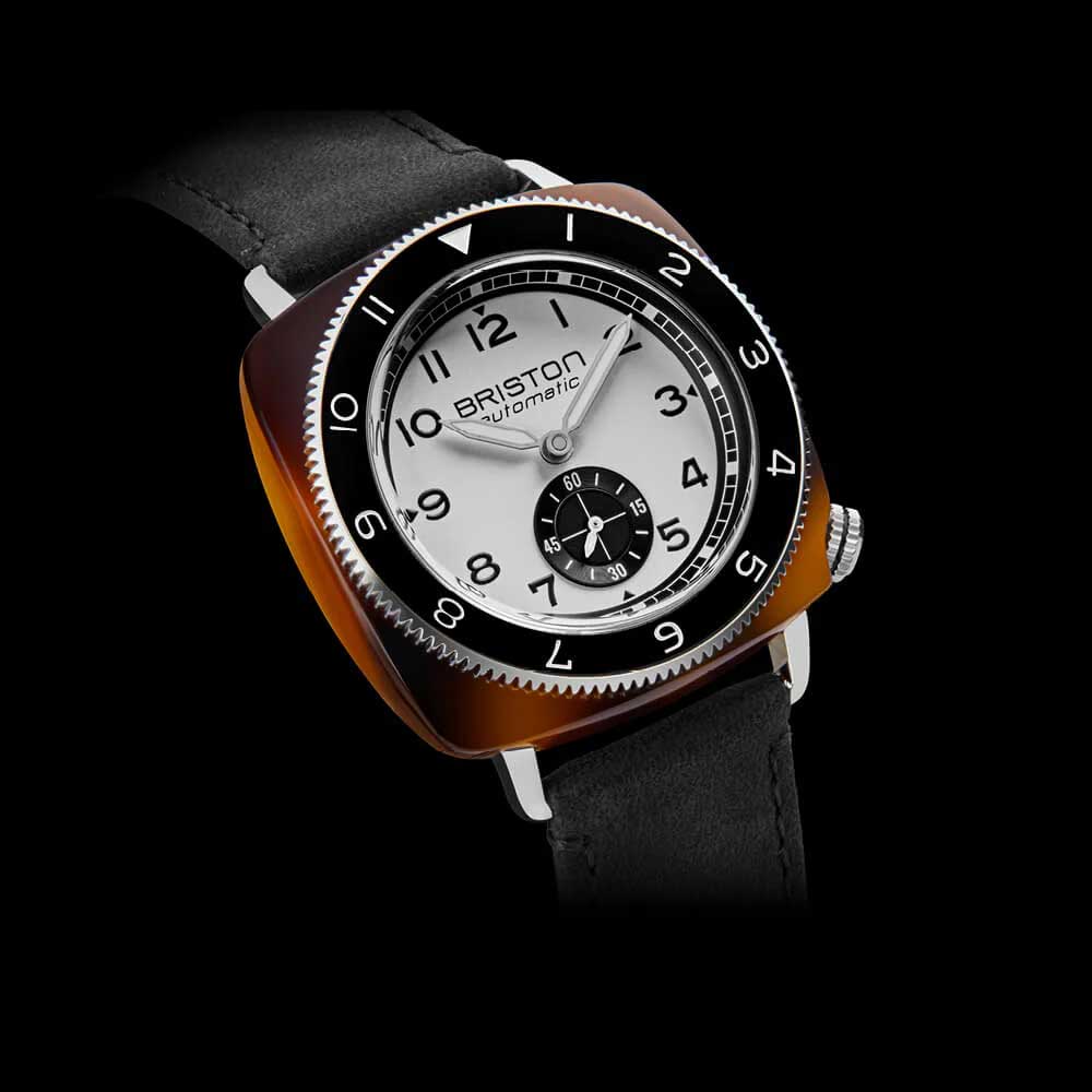 Briston Watches Clubmaster Legend Small Second White 241639.SA.T.2B.CH