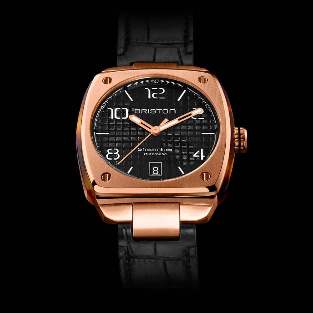 Briston Watches STREAMLINER URBAN GOLD Automatik Schwarz 23640.SPRG.T.1.LAB