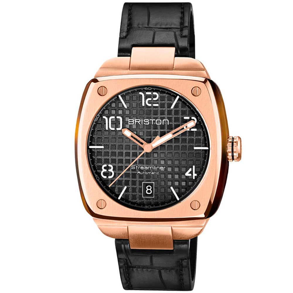 Briston Watches STREAMLINER URBAN GOLD Automatik Schwarz 23640.SPRG.T.1.LAB