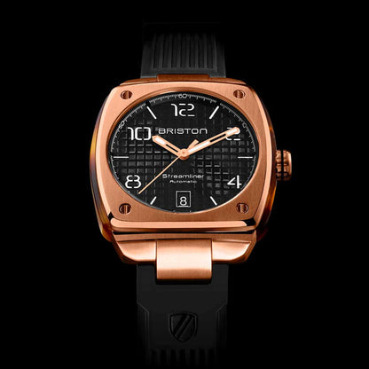 Briston Watches STREAMLINER URBAN  GOLD Automatik Schwarz 23640.SPRG.T.1.RB