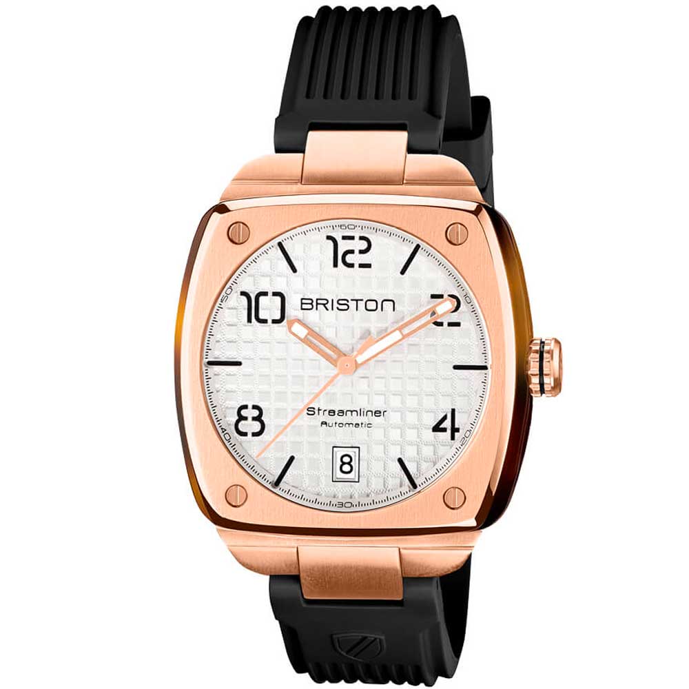 BRISTON STREAMLINER URBAN  GOLD Automatik Weiss 23640.SPRG.T.2.RB