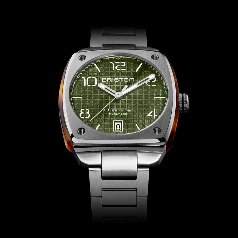 Briston Watches STREAMLINER URBAN Automatik Olivegrün 23640.S.T.26.SB
