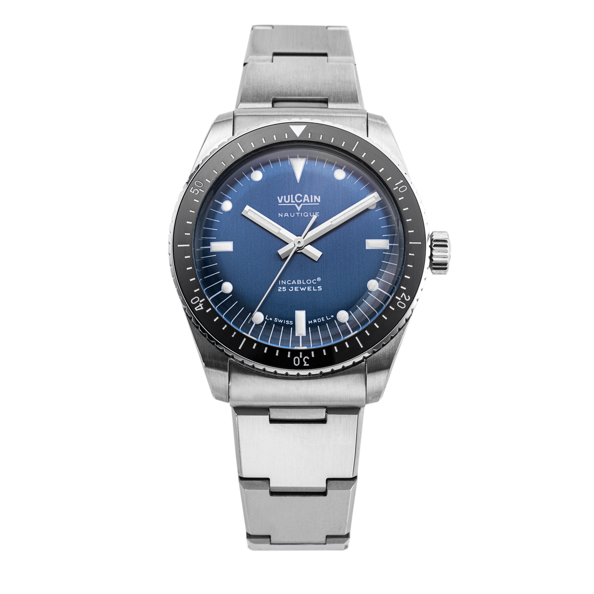 VULCAIN Skindiver Nautique - Blue with White Lum