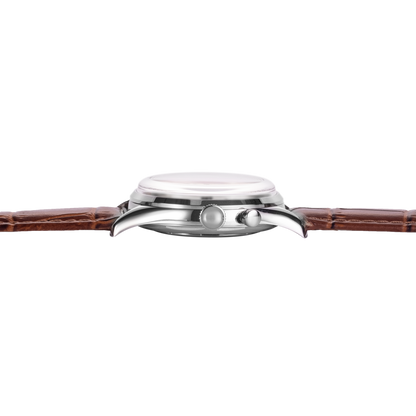 VULCAIN Cricket Classique 36 mm - Black & Khaki numbers