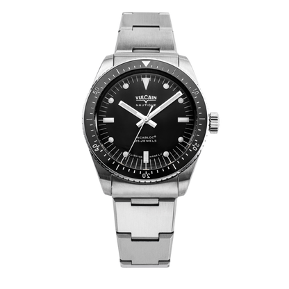 VULCAIN Skindiver Nautique - Black with White Lum
