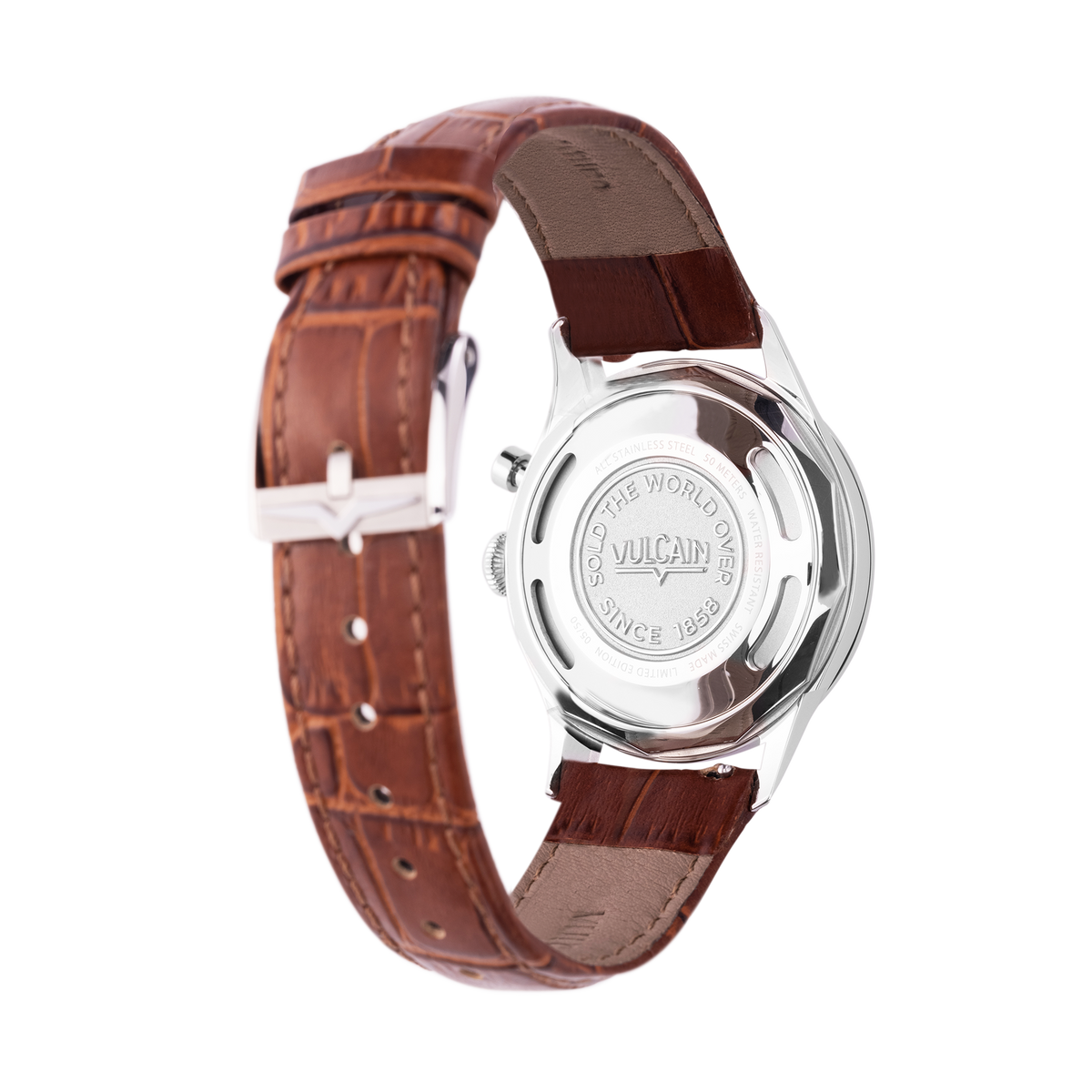 VULCAIN Cricket Classique 39 mm - Black & White/Blue