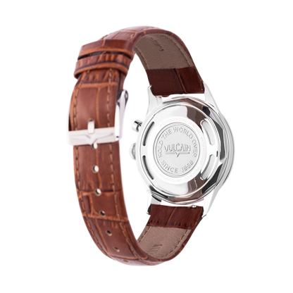 VULCAIN Cricket Classique 39 mm - Black & White/Blue
