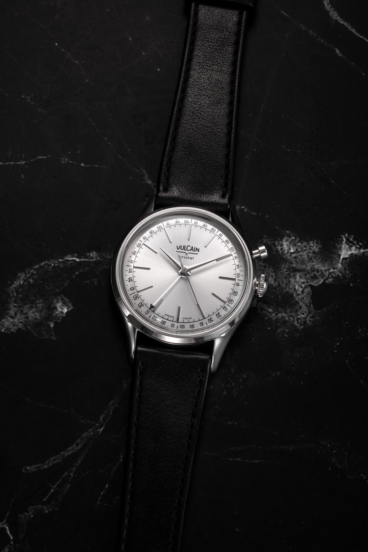 VULCAIN Cricket President 39 mm - Silver