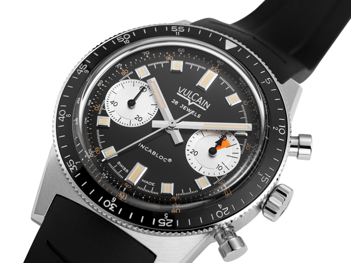 VULCAIN Skindiver Chronograph Black 590176A07.BAC201 590176A07.BHM286