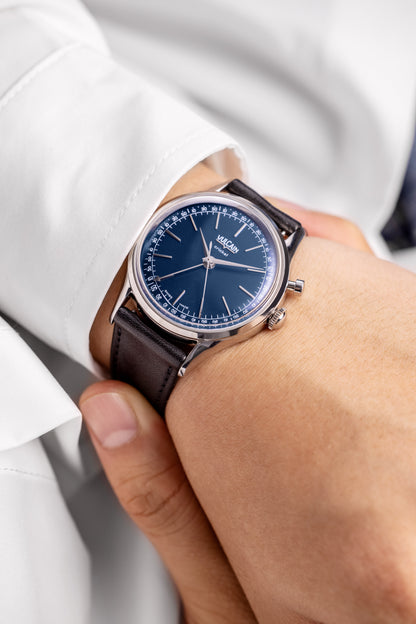 VULCAIN Cricket President 36 mm - Blue