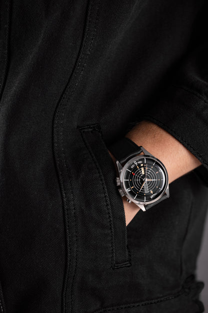 VULCAIN Nautical Heritage - Black Beige Patina