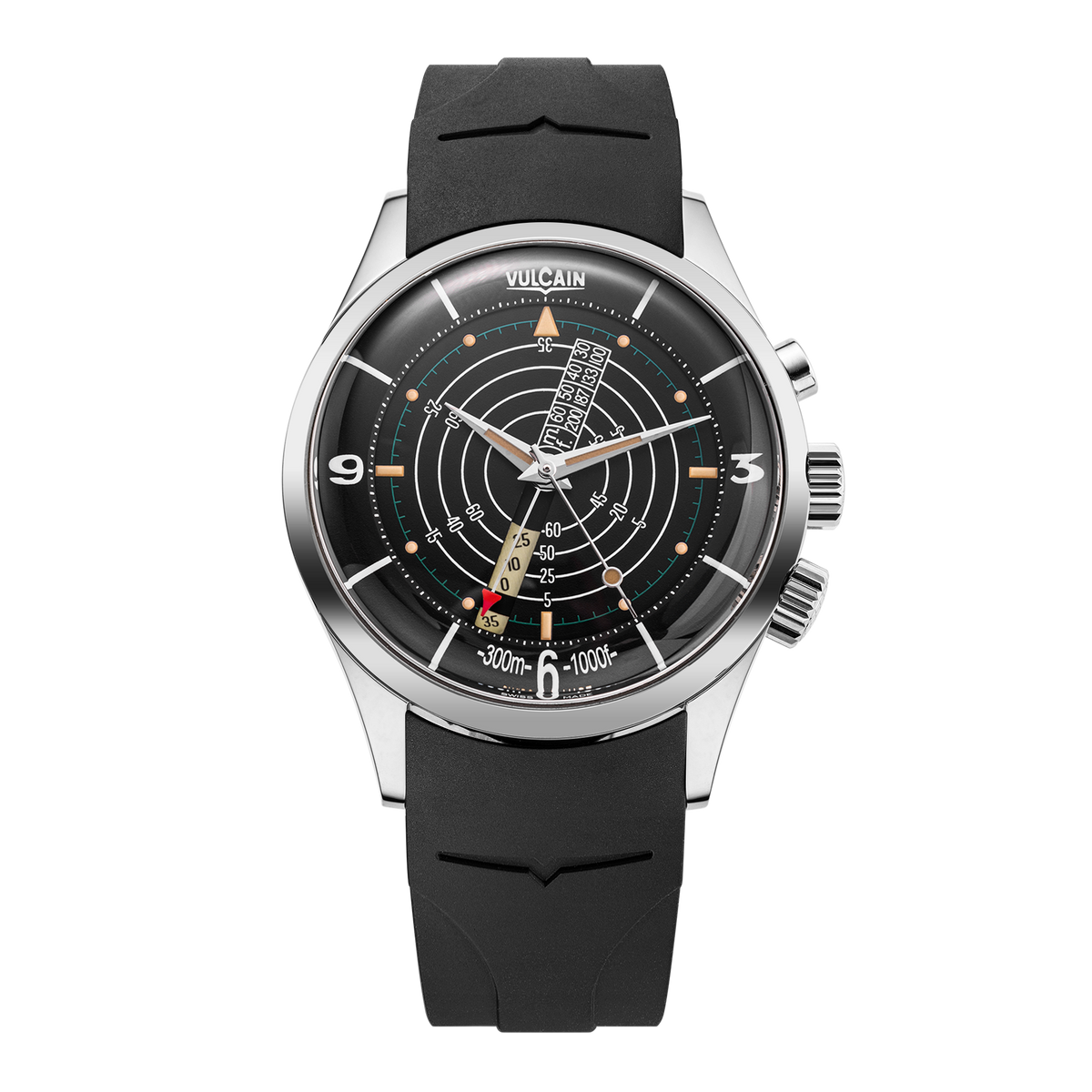 VULCAIN Nautical Heritage - Black Beige Patina