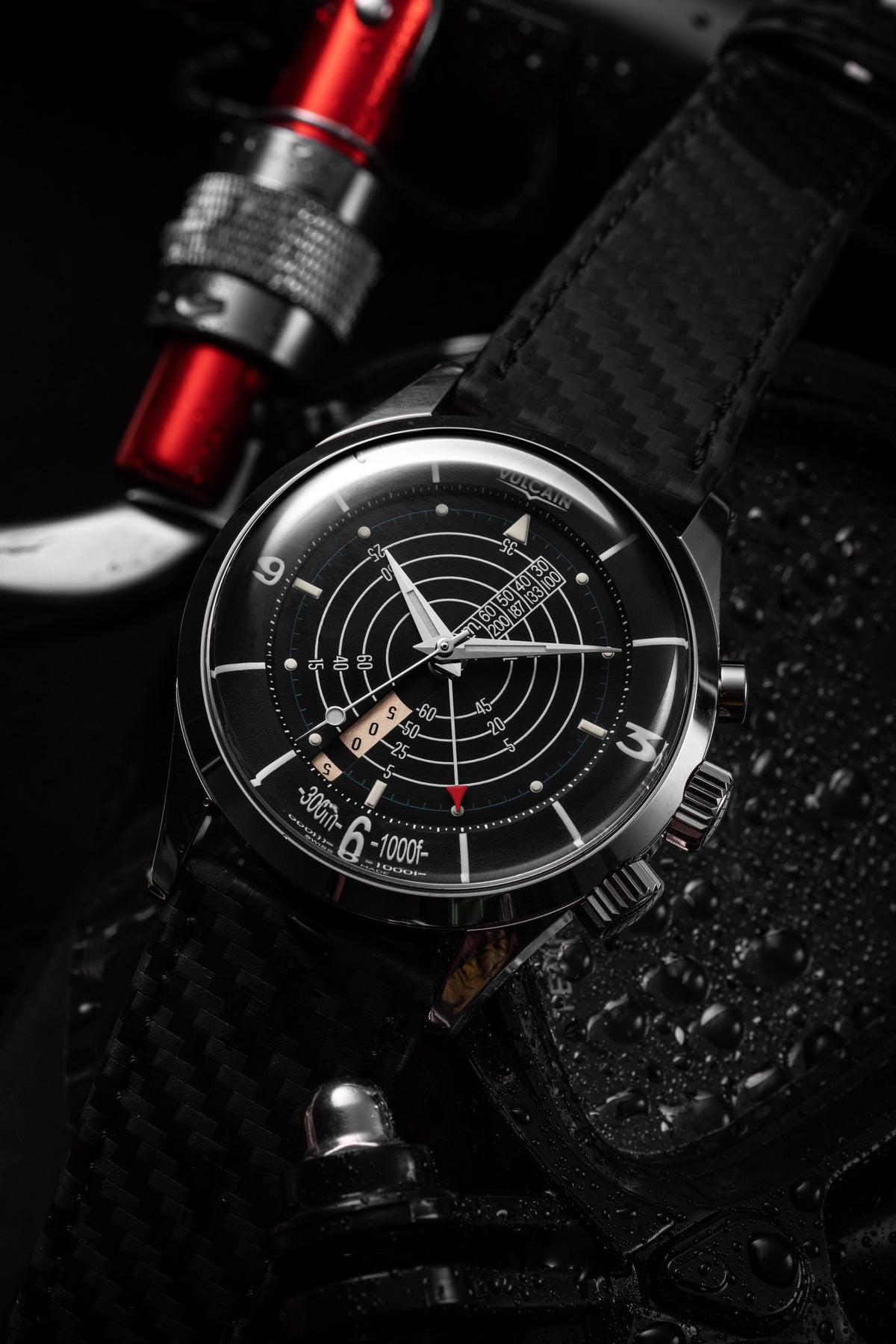 VULCAIN Nautical Heritage - Black White Luminova