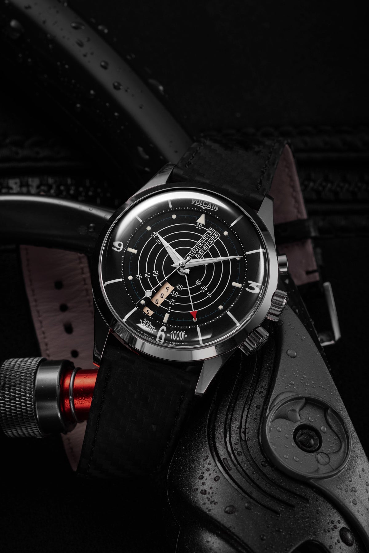 VULCAIN Nautical Heritage - Black White Luminova