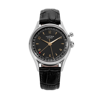 VULCAIN Cricket Tradition 39 mm - Black & Gold
