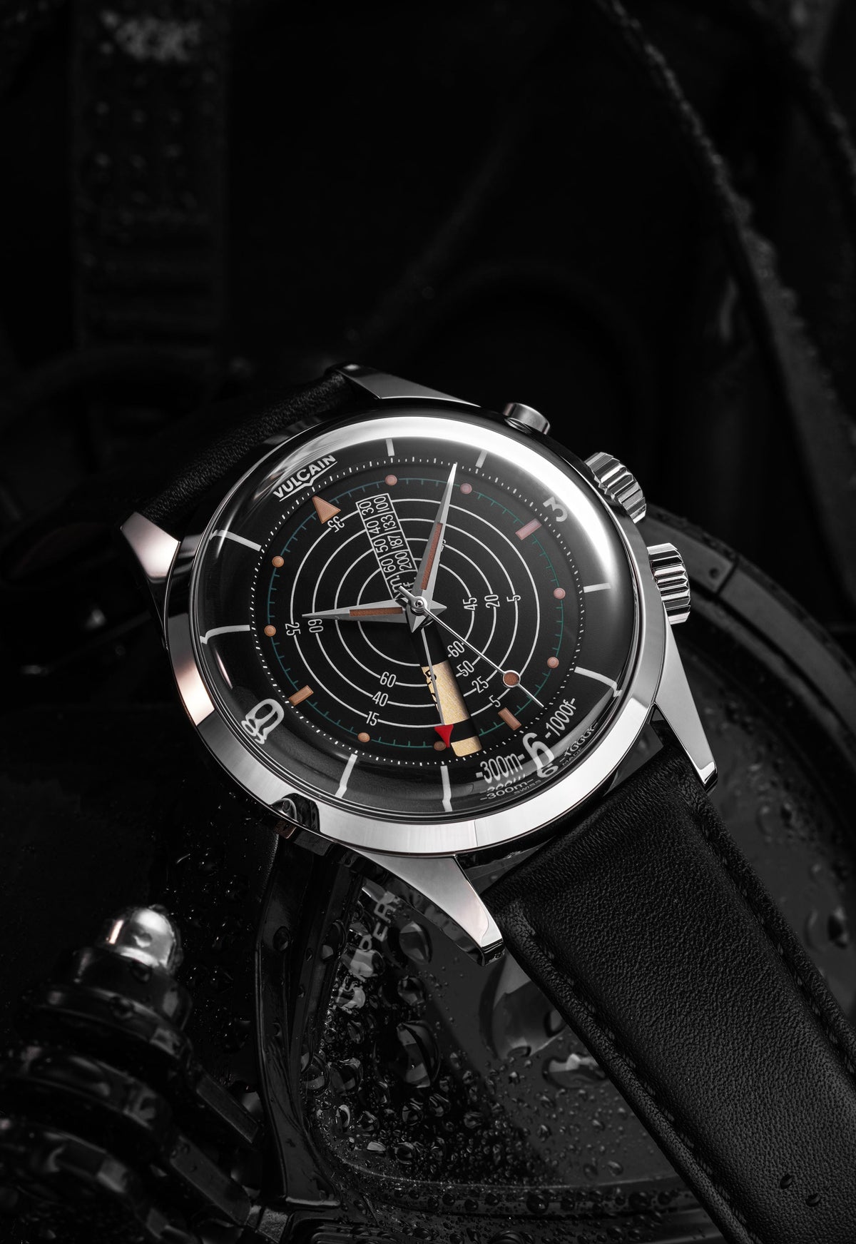 VULCAIN Nautical Heritage - Black Beige Patina