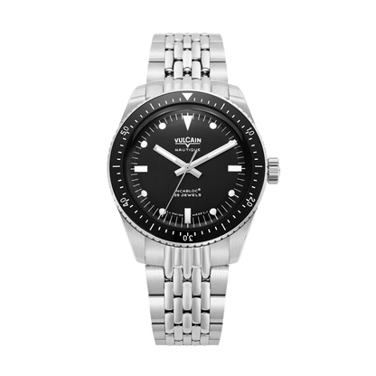 VULCAIN Skindiver Nautique - Black with White Lum