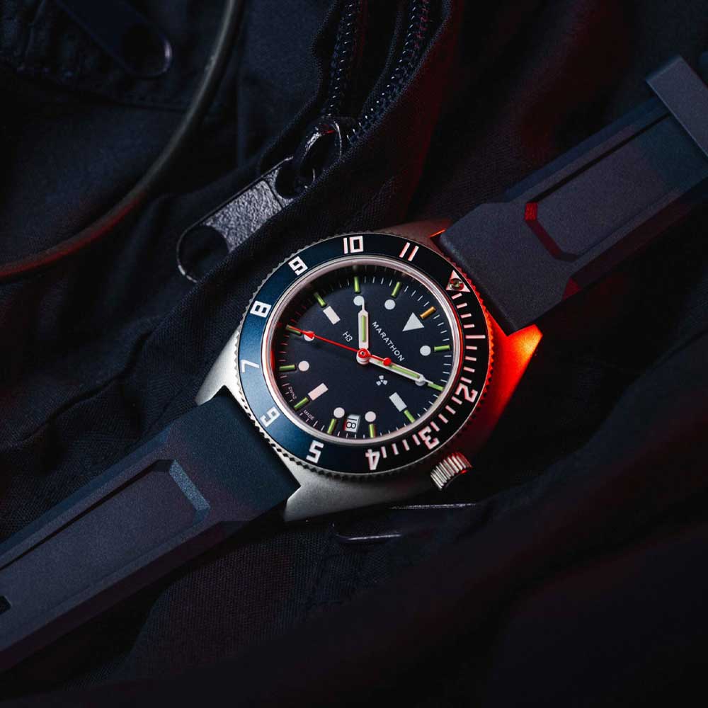 Chronofactum MARATHON Blue Yonder SSNAV-D Steel Navigator Quarz WW194013SS