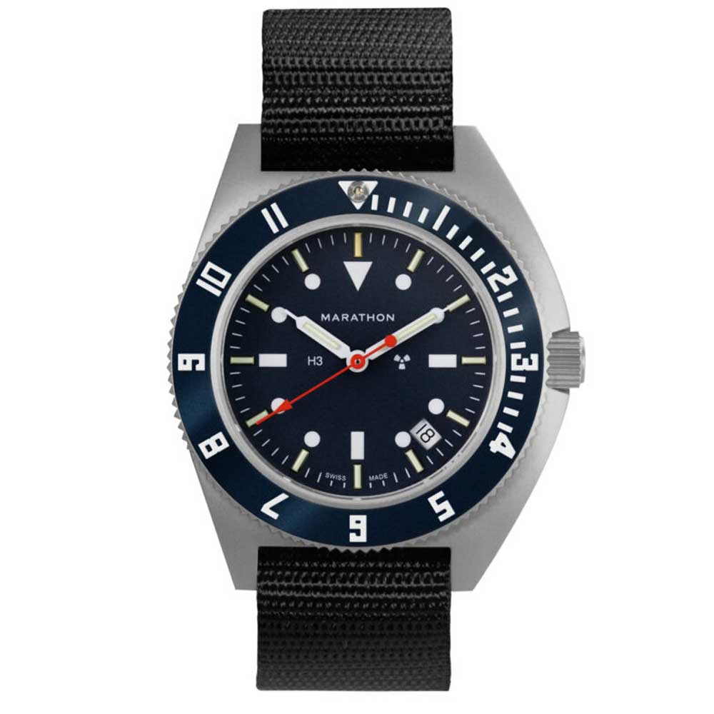 Chronofactum MARATHON Blue Yonder SSNAV-D Steel Navigator Quarz WW194013SS