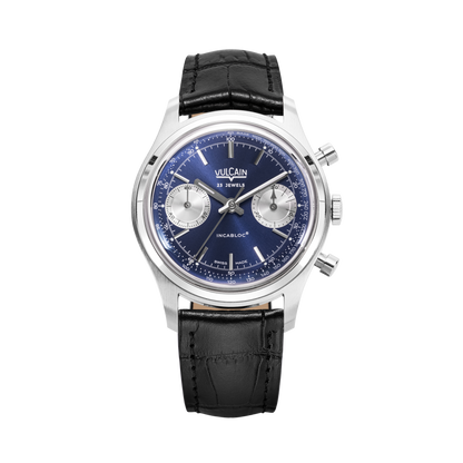 VULCAIN Chronograph 70's - Blue