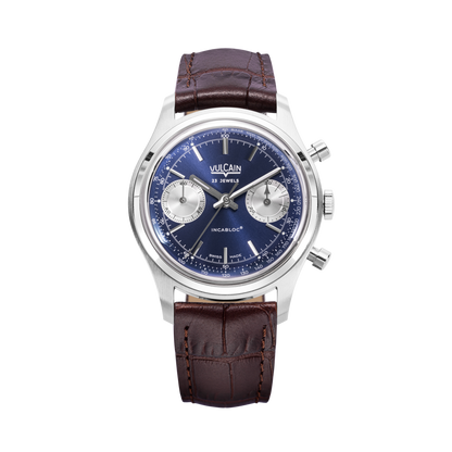 VULCAIN Chronograph 70's - Blue