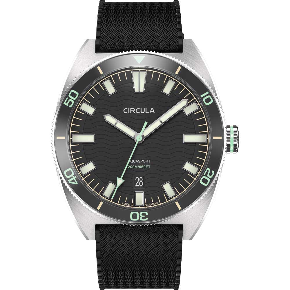 Circula AquaSport II Anthrazit Taucheruhr