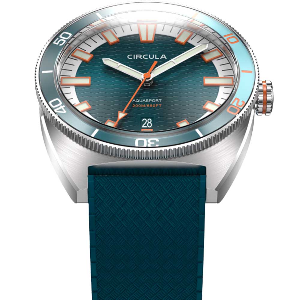 Circula AquaSport II Blau Taucheruhr