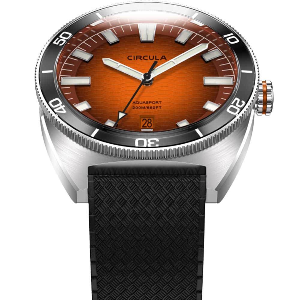 Circula AquaSport II Orange Taucheruhr