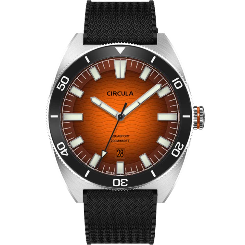 Circula AquaSport II Orange Taucheruhr