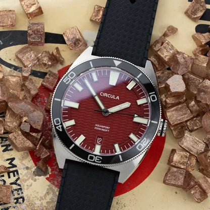 Circula AquaSport II Rot Taucheruhr