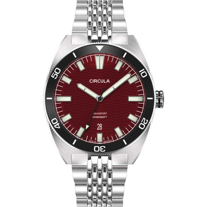 Circula AquaSport II Rot Taucheruhr