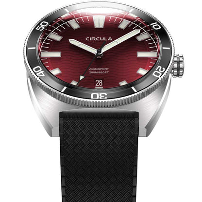 Circula AquaSport II Rot Taucheruhr